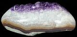 Purple Amethyst Crystal Heart - Uruguay #46210-1